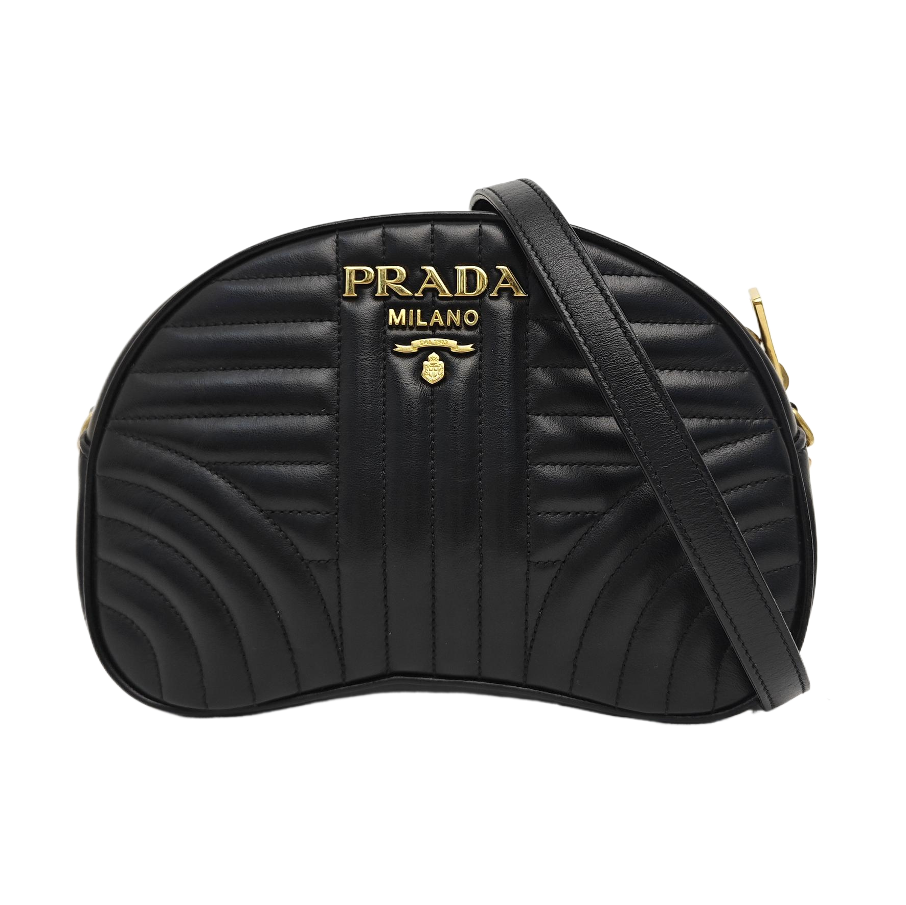 Diagramme Quilted Calfskin Black