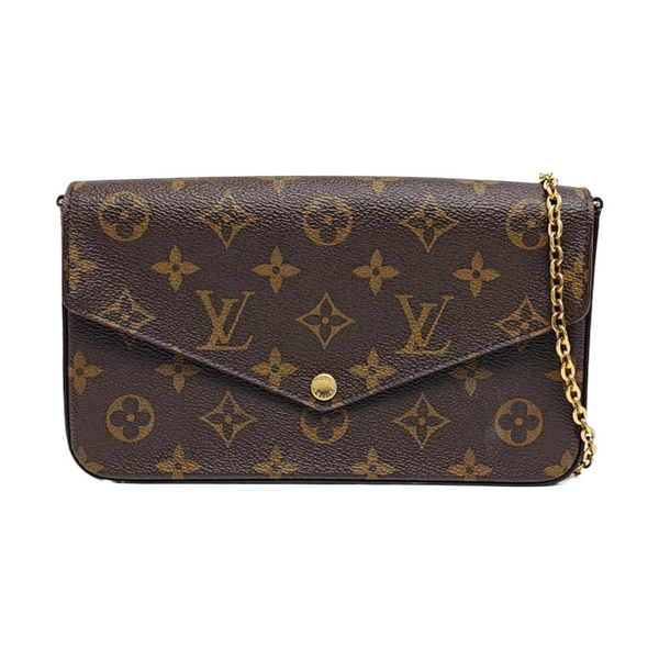 FÉLICIE Monogram Coated Canvas Brown