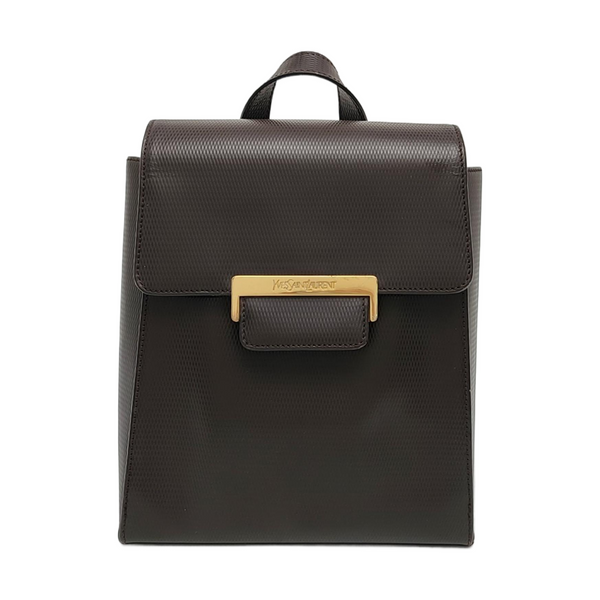Leather Backpack Brown
