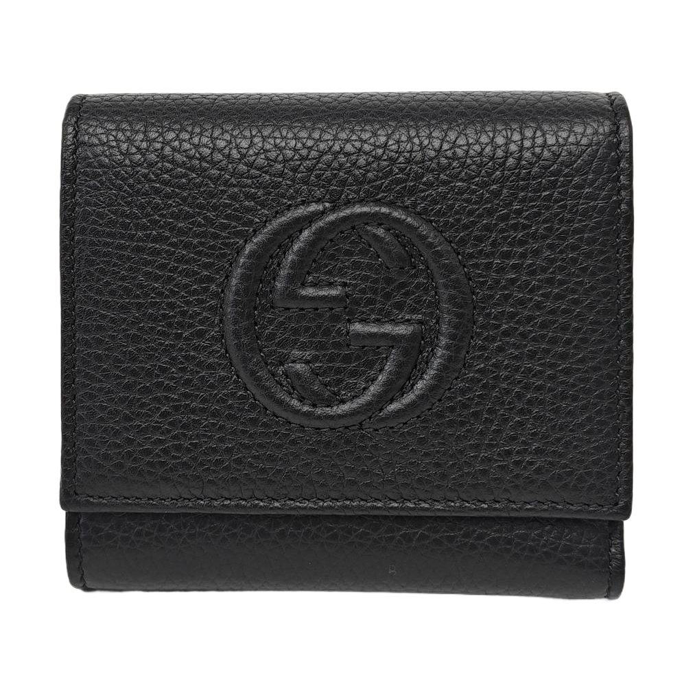 Soho Calfskin Black Wallet