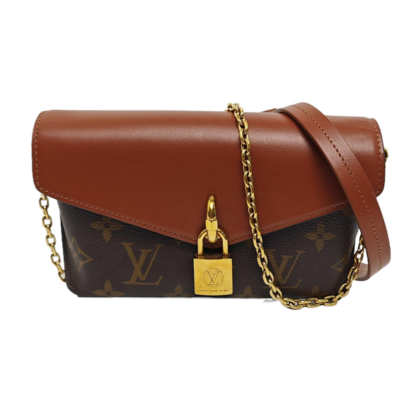 PADLOCK Monogram Coated Canvas Brown
