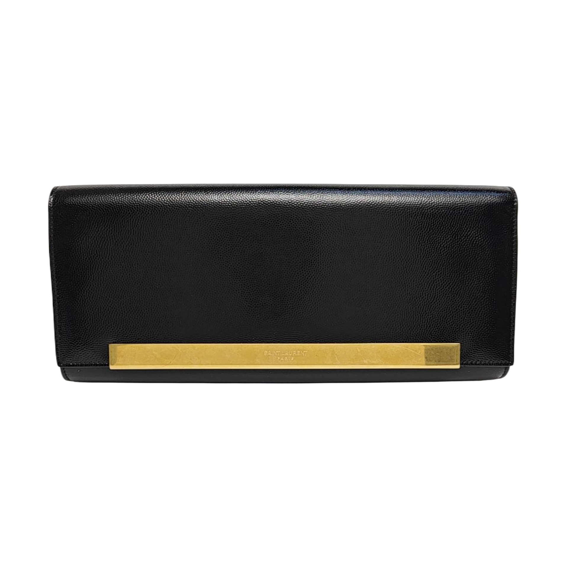 Calfskin Clutch Black