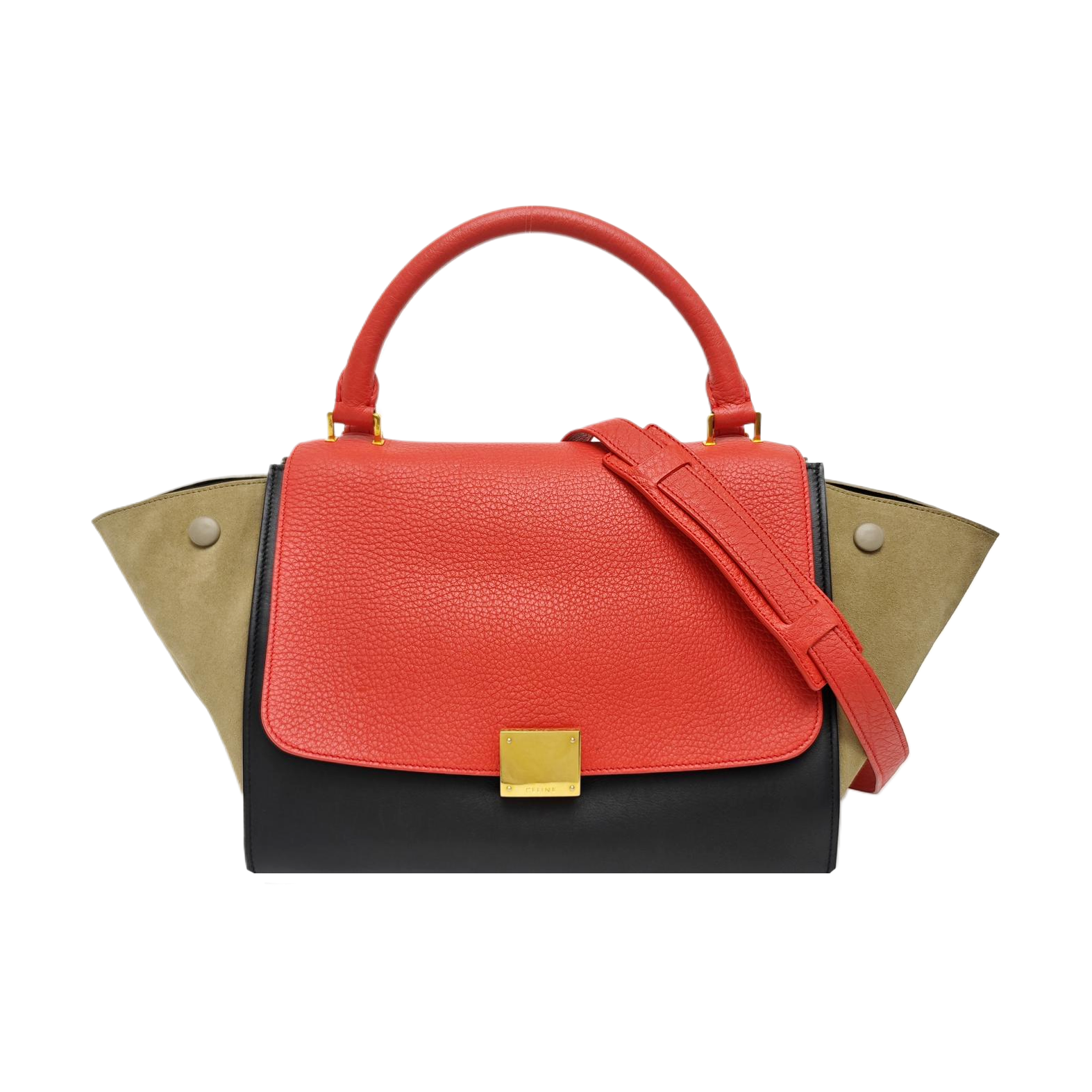 TRAPEZE Small Calfskin Multicolor