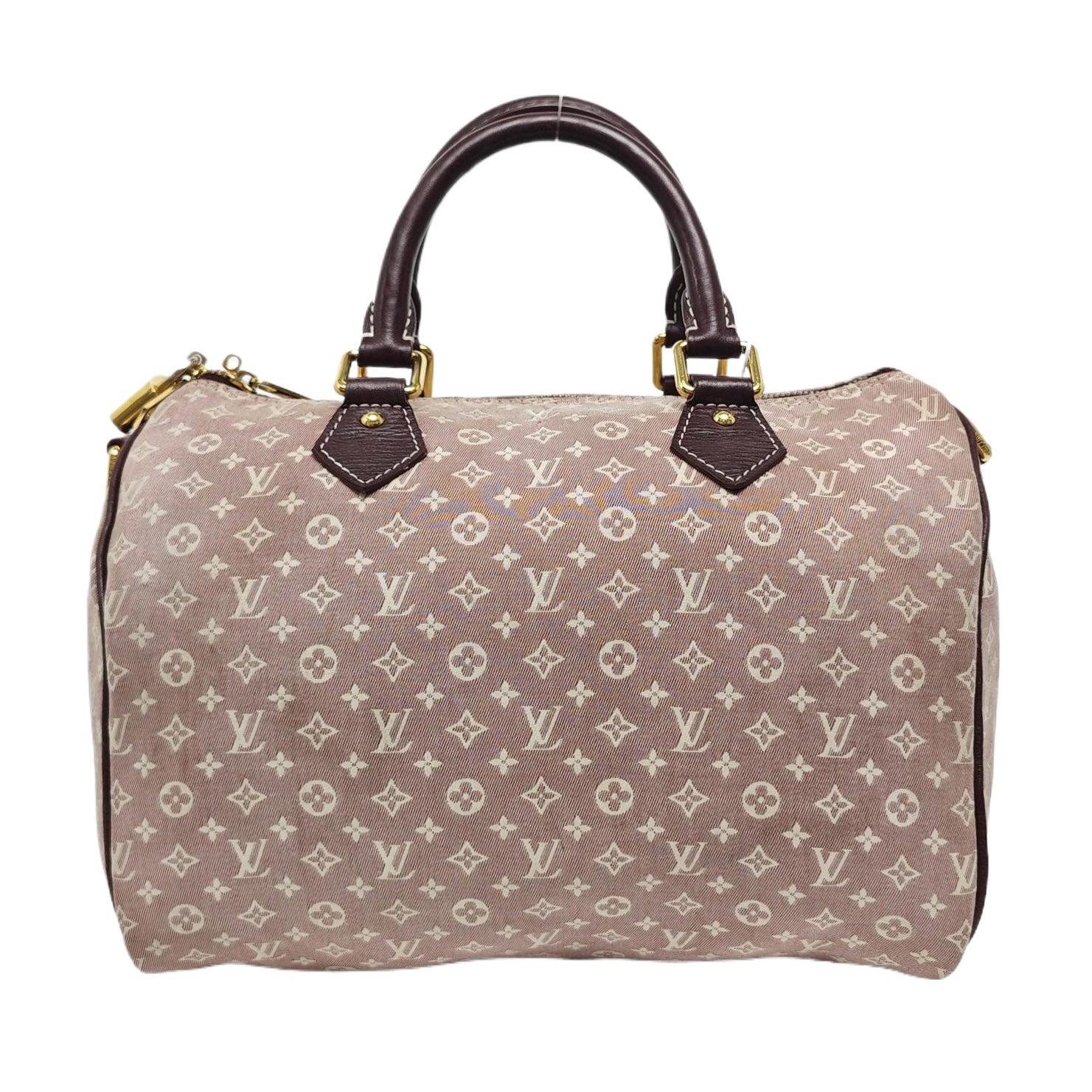Authenticated pre-owned  SPEEDY Monogram Canvas Pink - Top Handle Bag at Looply