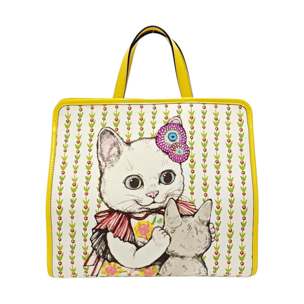 Children’s GG Bucket Canvas White