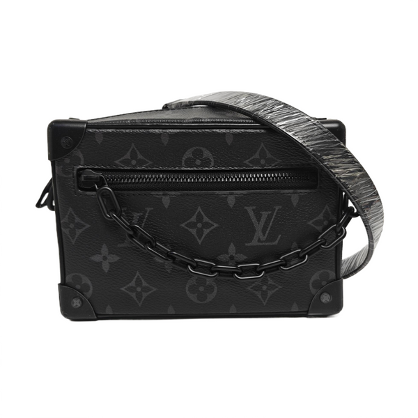 SOFT TRUNK Mini Monogram Coated Canvas Black