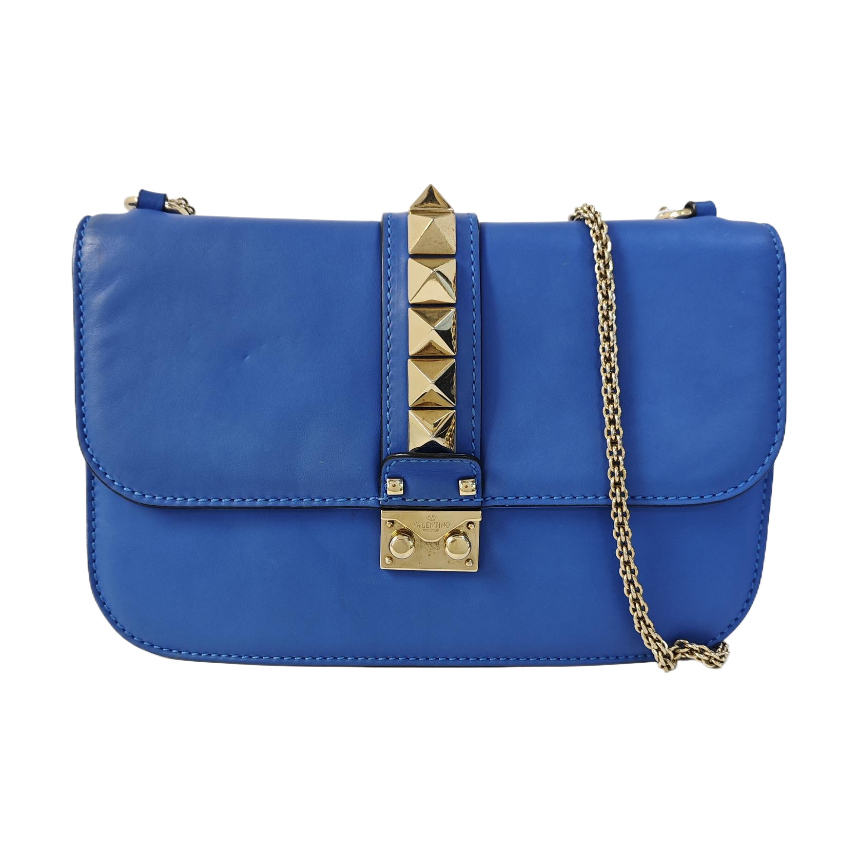 Glam Small Calfskin Blue
