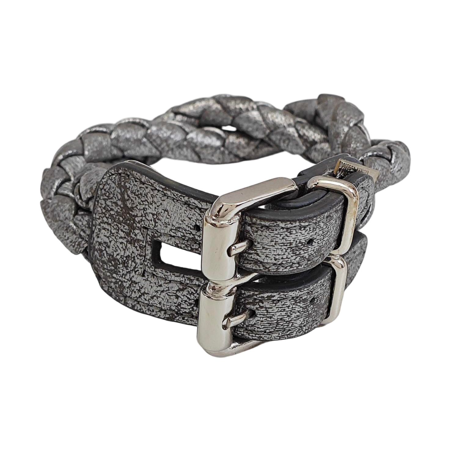 Leather Gray Bangle