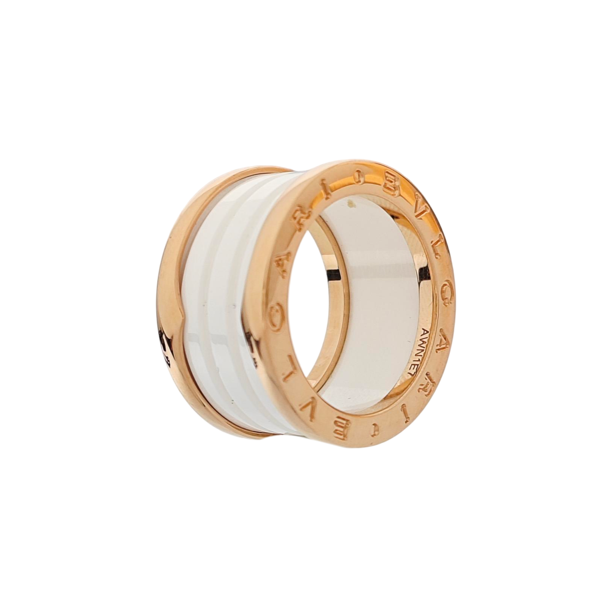 B.ZERO1 18k Rose Gold Ring EU 53
