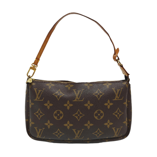 ACCESSOIRES Monogram Coated Canvas Brown