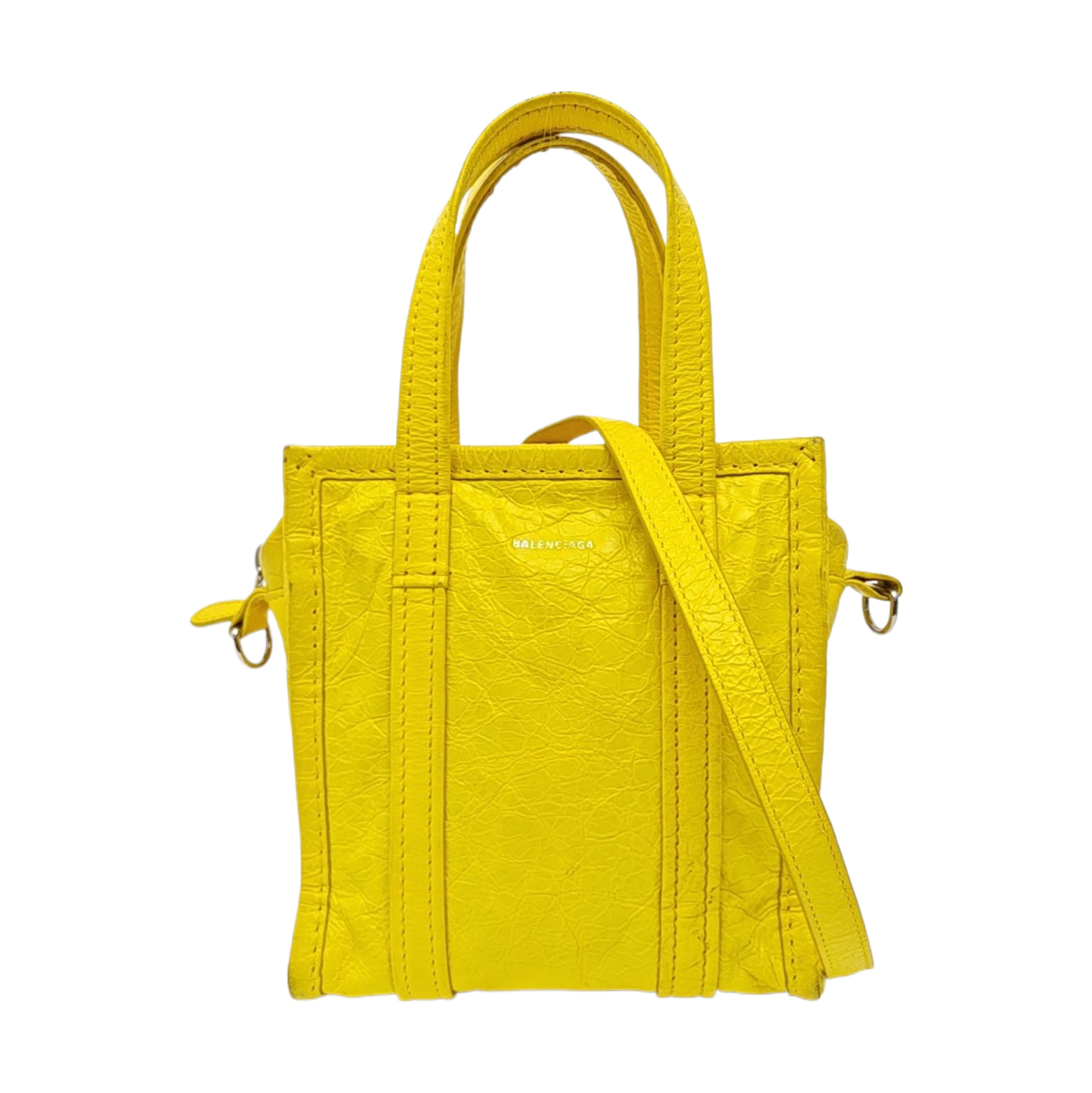 Bazar Quilted Calfskin Yellow