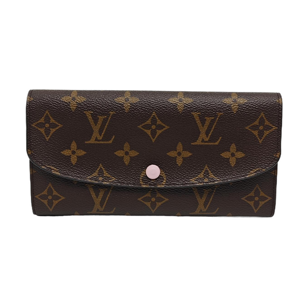 EMILIE Monogram Coated Canvas Brown