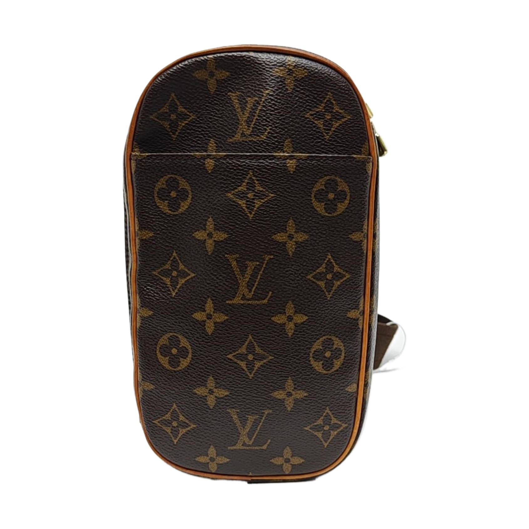 GANGE Monogram Coated Canvas Brown