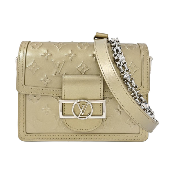 DAUPHINE Mini Monogram Calfskin Beige