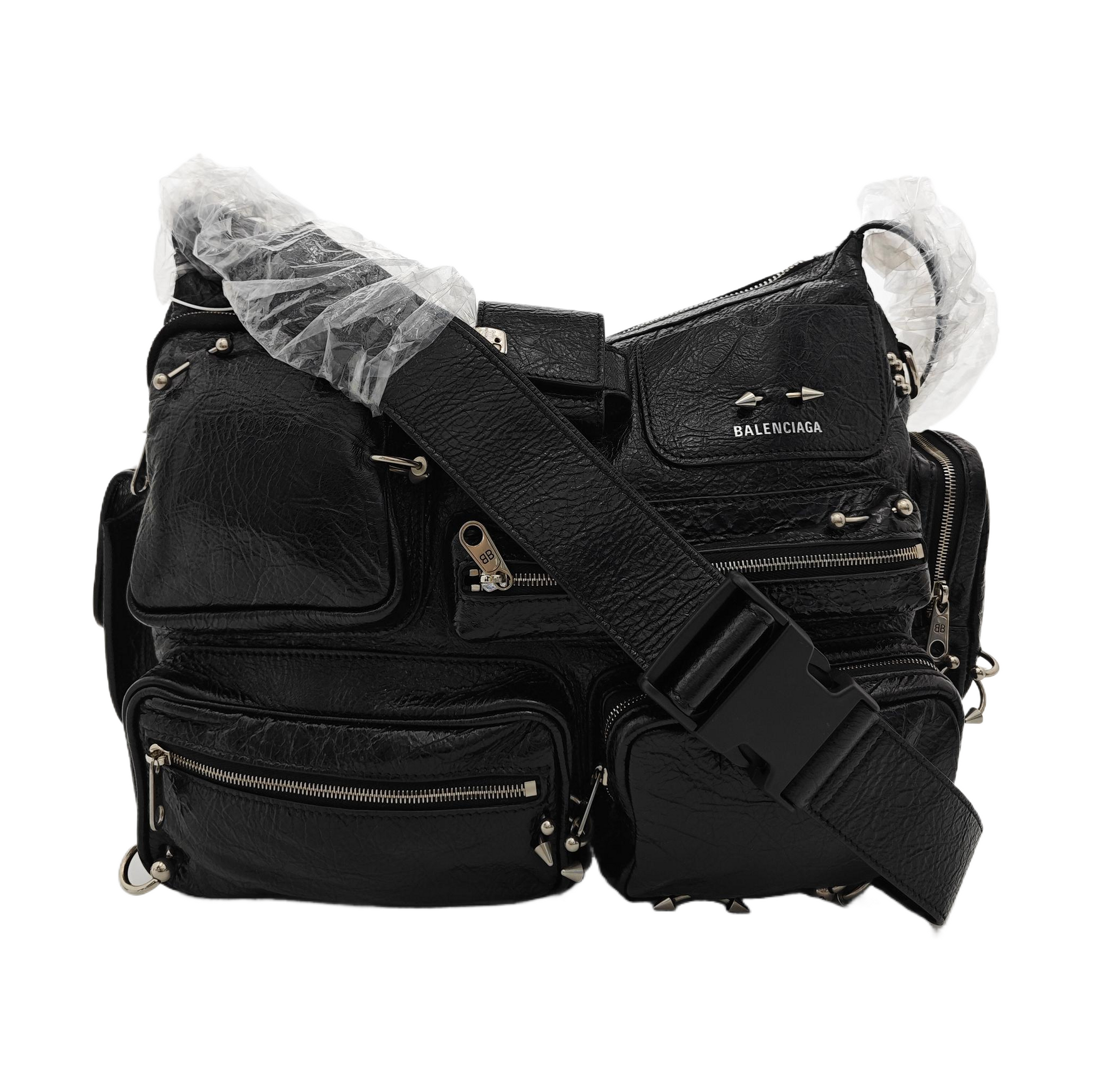 Lambskin Shoulder Bag Black