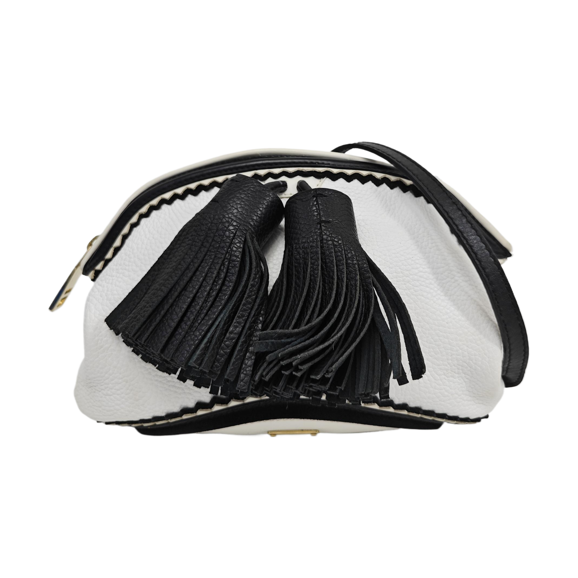 Calfskin Shoulder Bag White