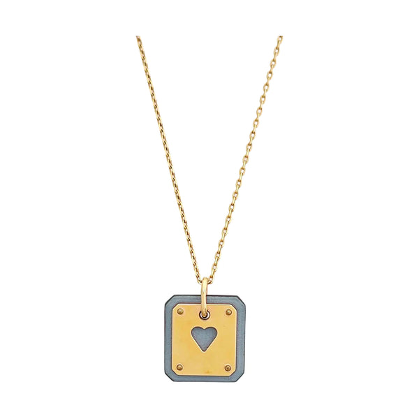 As De Coeur Metal Rose Gold Necklace