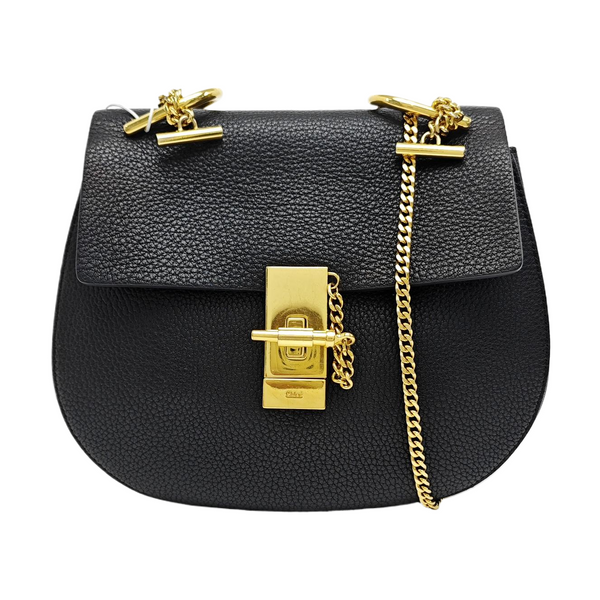 Drew Medium Calfskin Black