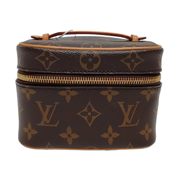 NICE Super Mini Monogram Coated Canvas Brown