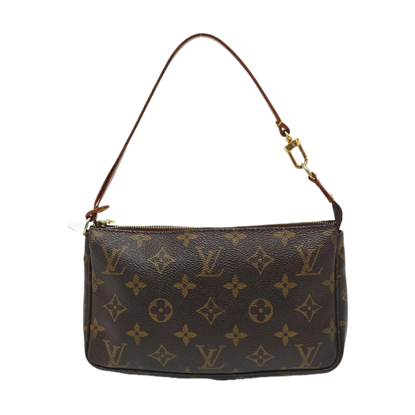 ACCESSOIRES Monogram Coated Canvas Brown