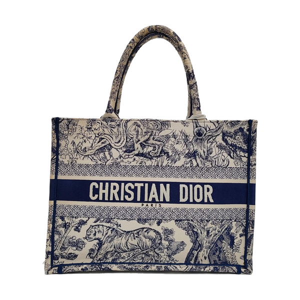 Book Tote Medium Canvas Blue