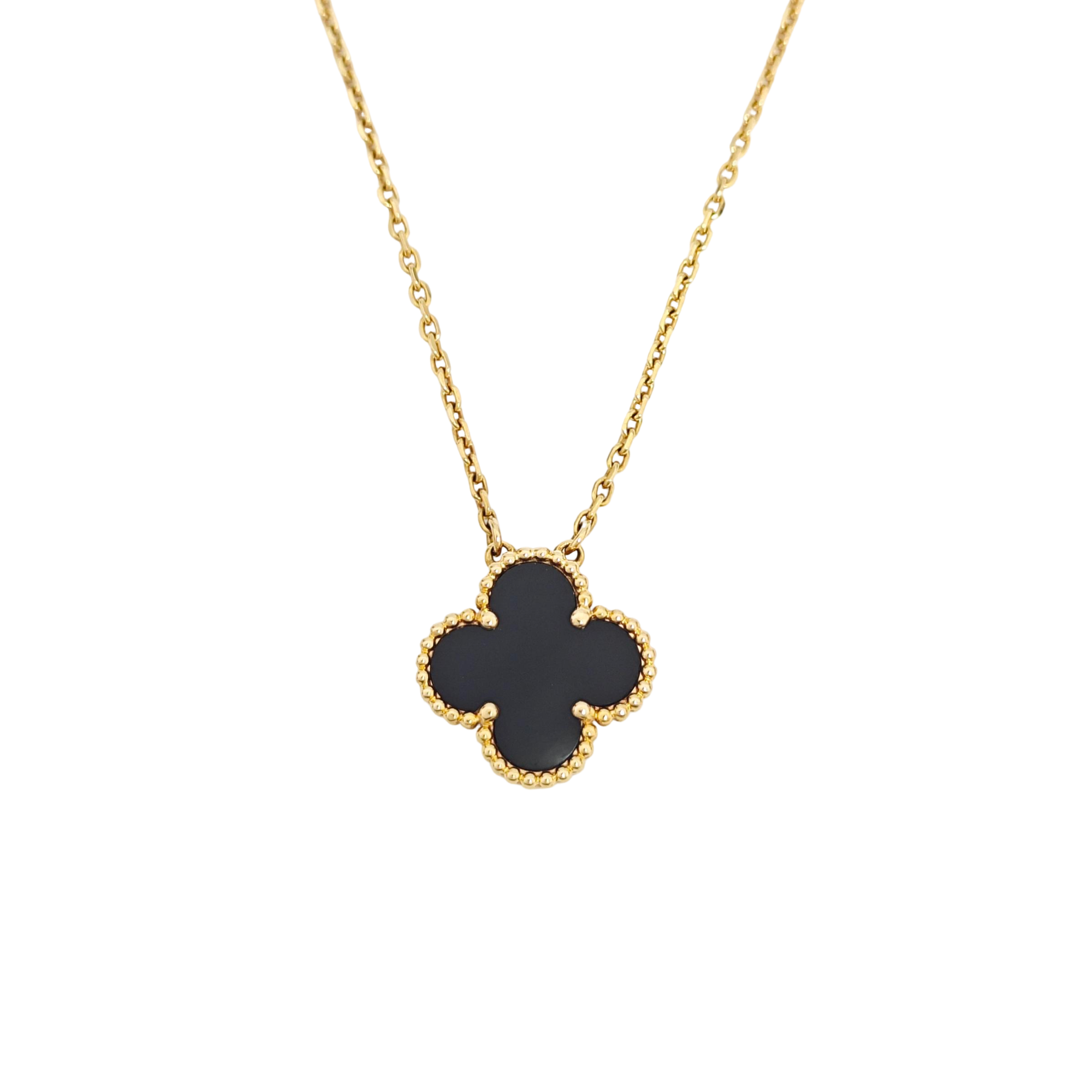 Vintage Alhambra 18k Gold Necklace
