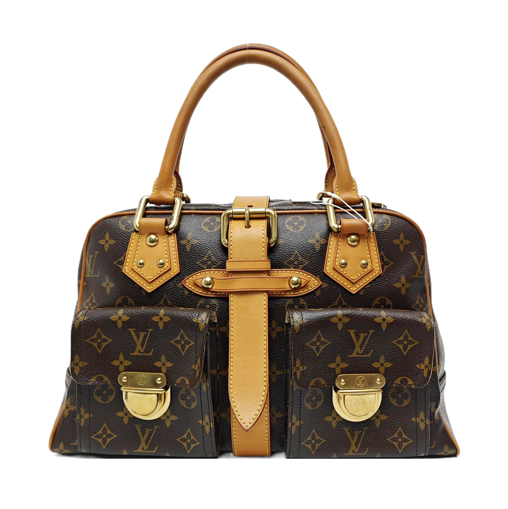 MANHATTAN GM Monogram Coated Canvas Brown
