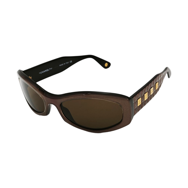 Synthetic Sunglasses Brown