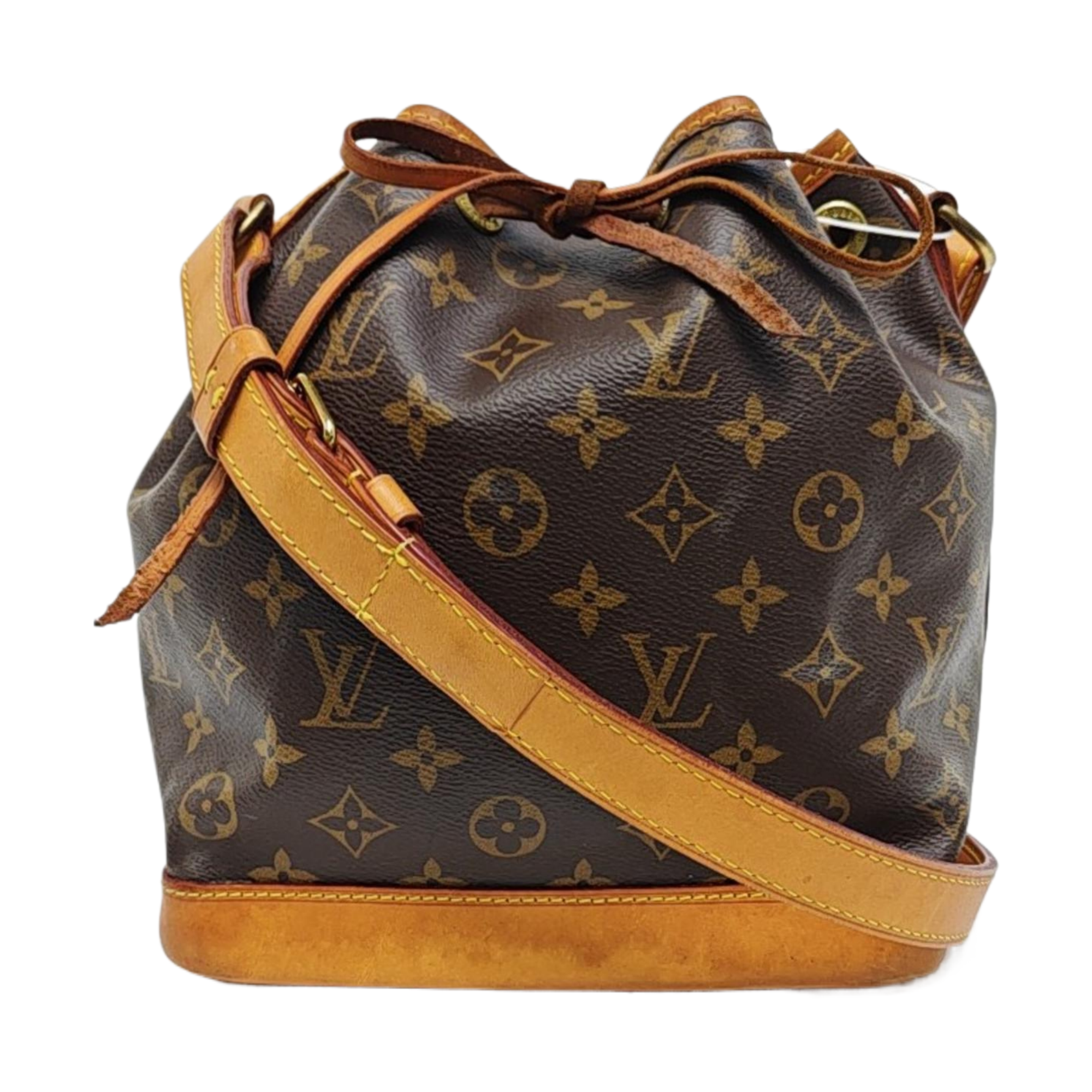 NOÉ BB Monogram Coated Canvas Brown
