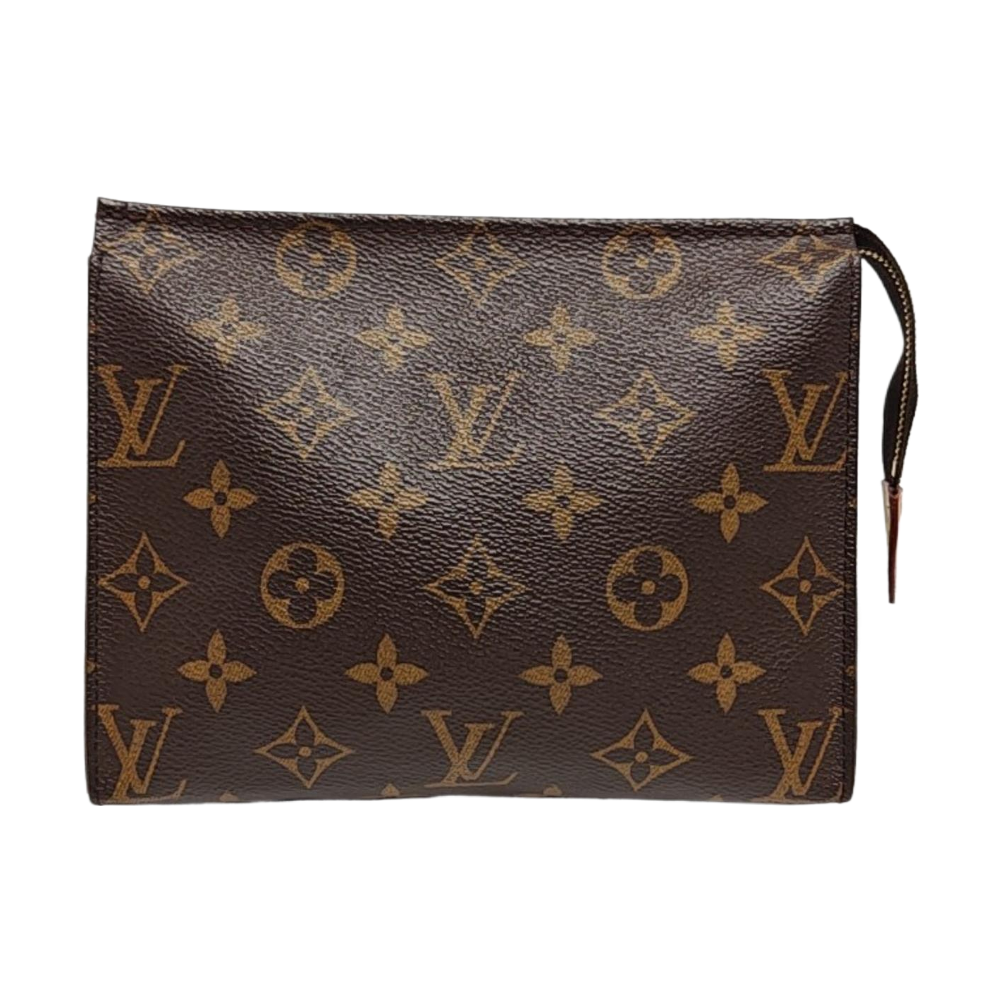 TOILET POCKET 19 Monogram Coated Canvas Brown