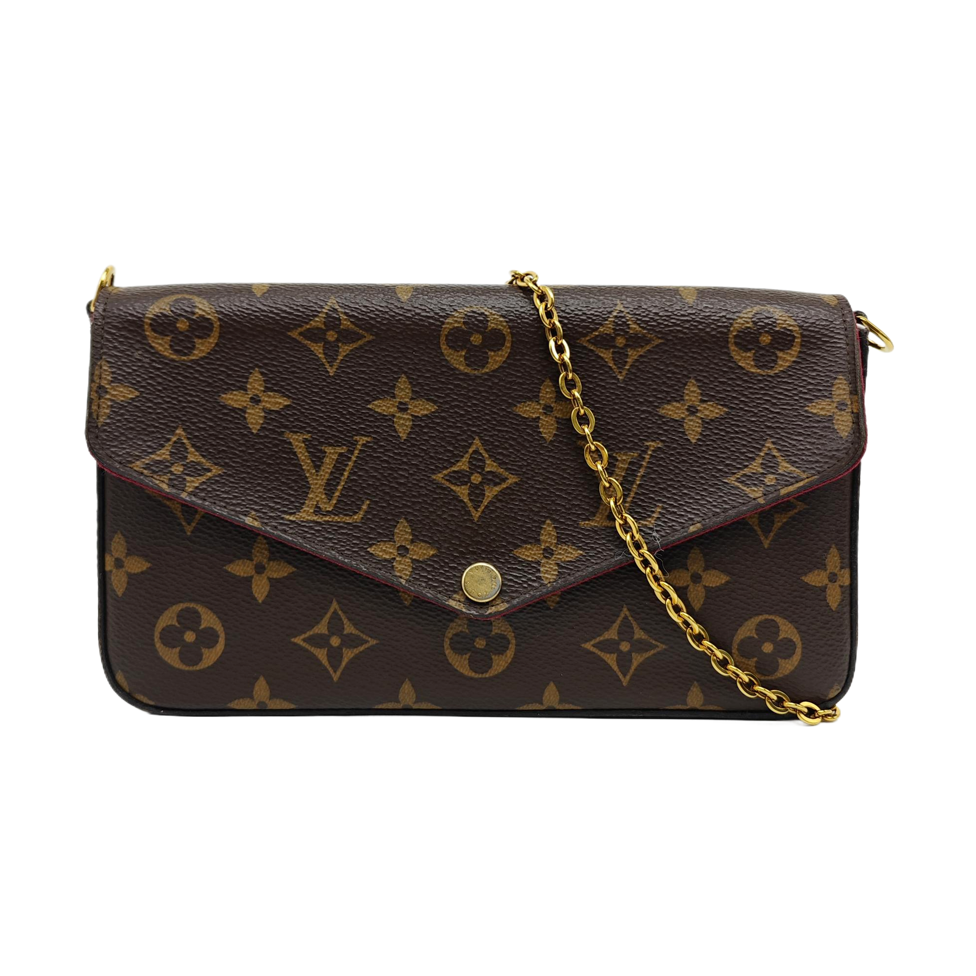 FÉLICIE Monogram Coated Canvas Brown