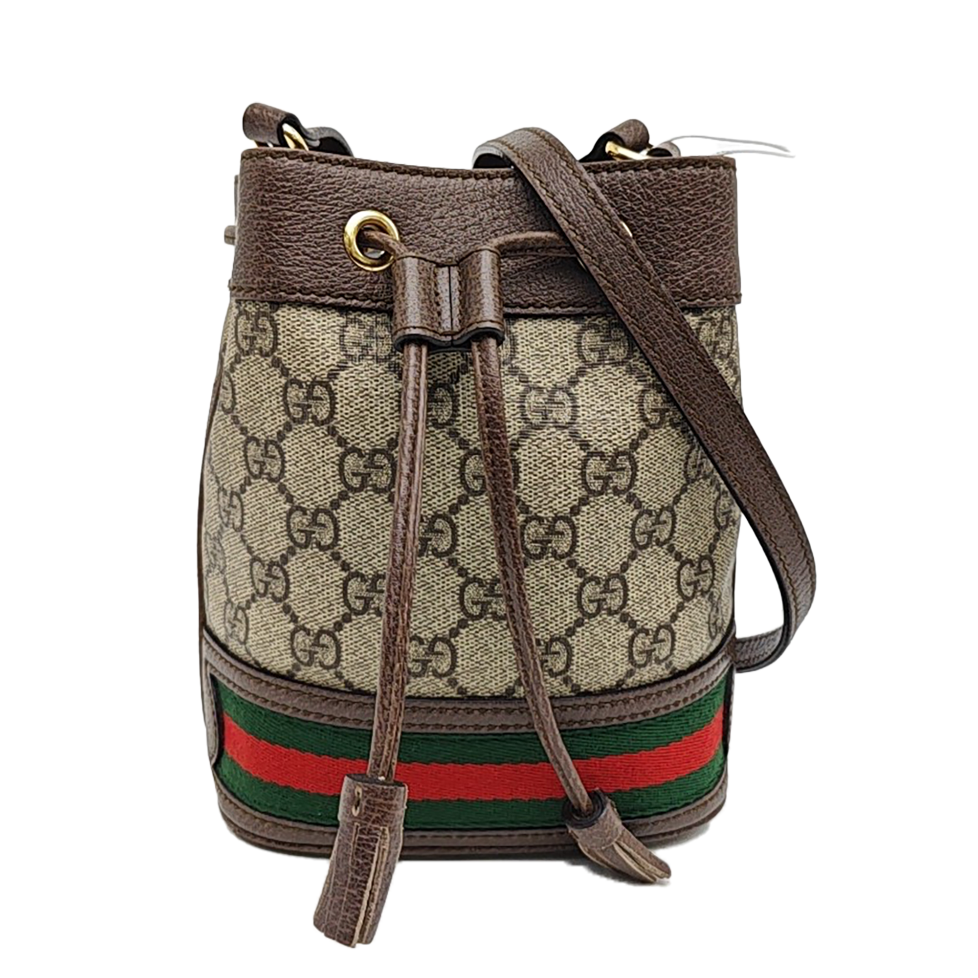 Ophidia Mini Monogram Coated Canvas Beige