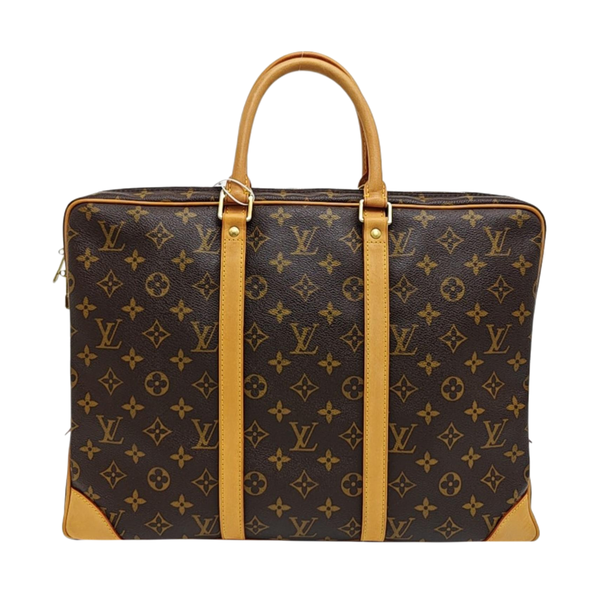PORTE-DOCUMENTS PM Monogram Coated Canvas Brown