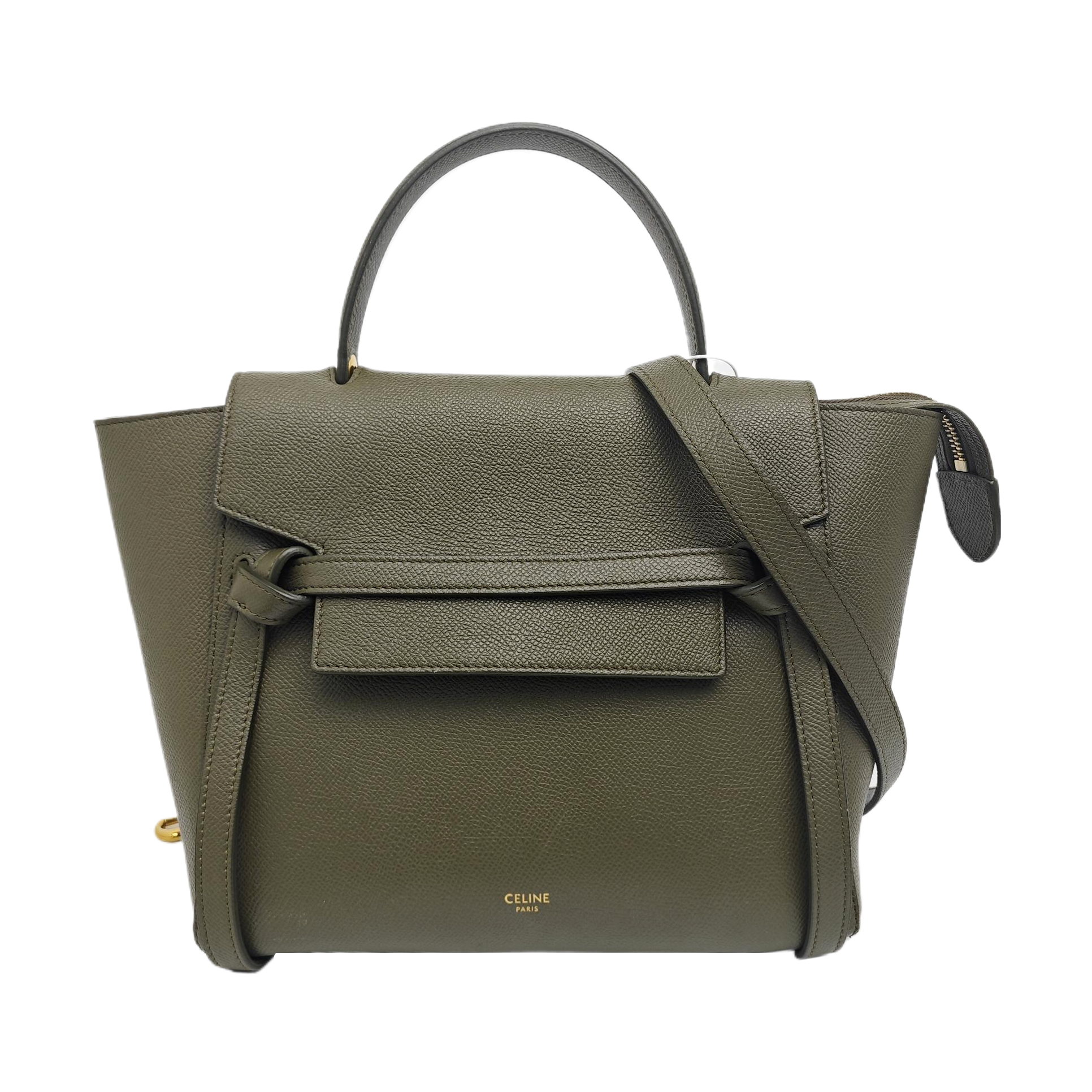 BELT Micro Calfskin Green