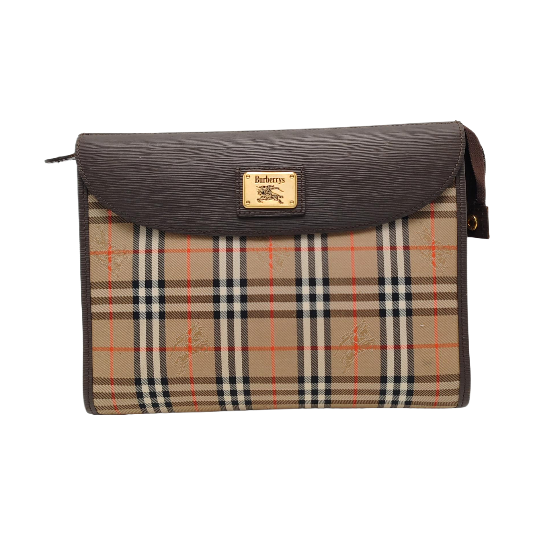 Canvas Clutch Beige