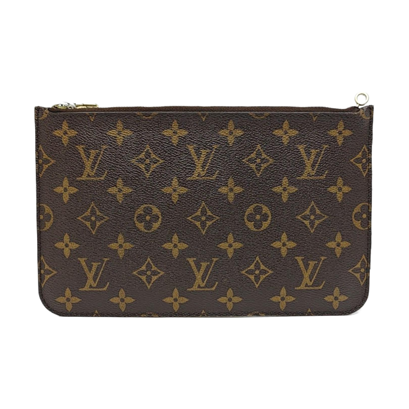 NEVERFULL PM Monogram Coated Canvas Brown