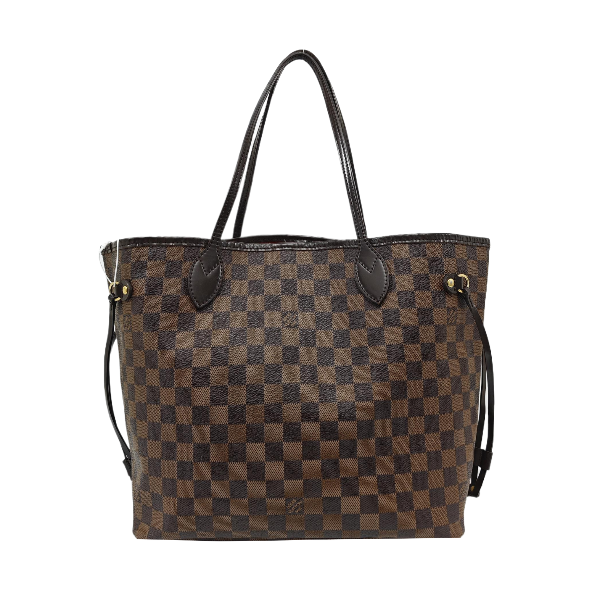 NEVERFULL MM Damier Ebene Coated Canvas Brown