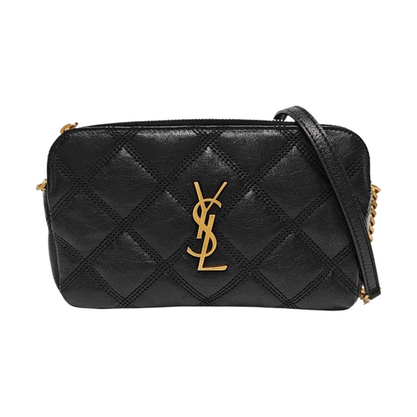 BECKY Quilted Calfskin Black