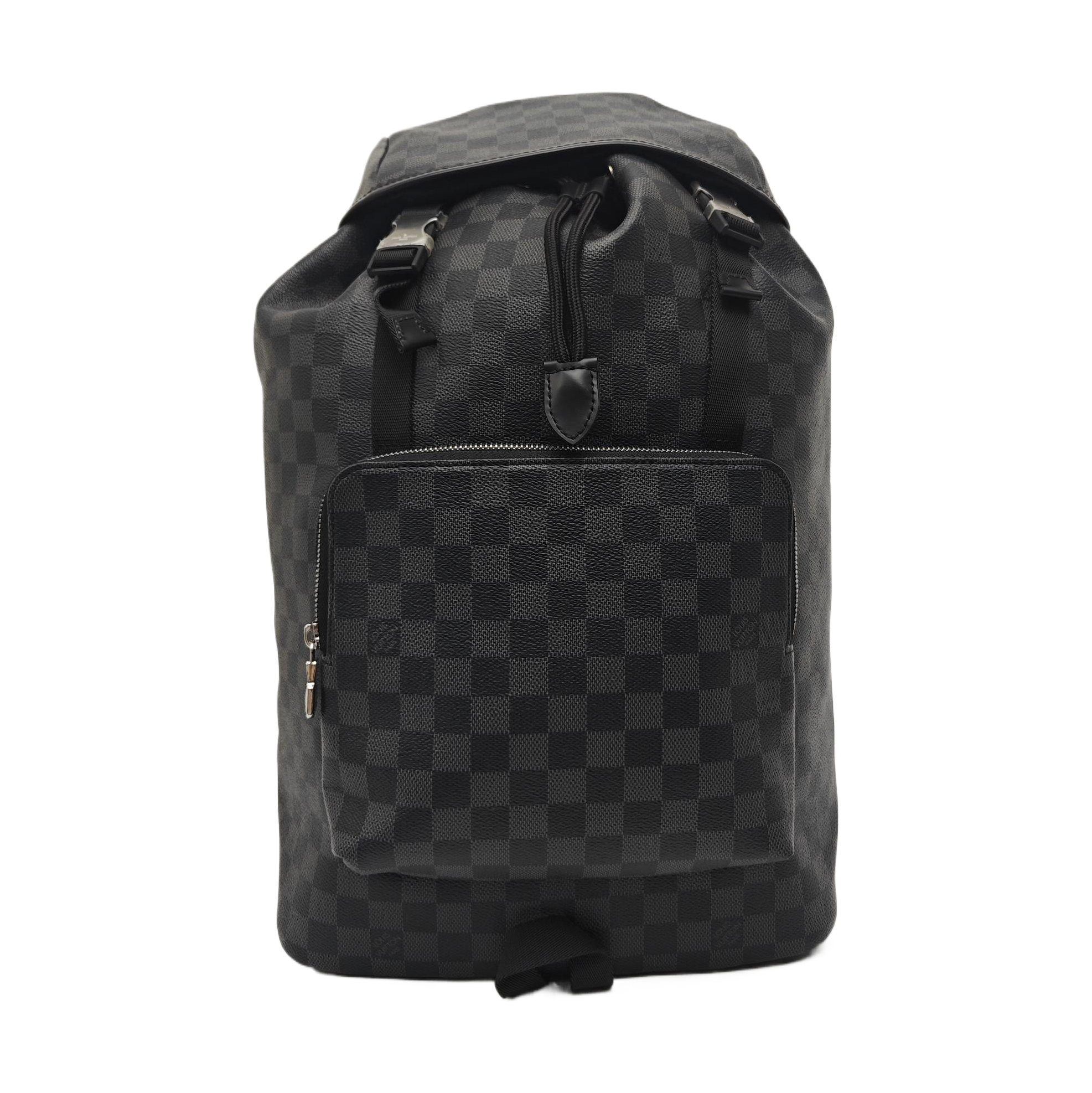 ZACK Damier Graphite Coated Canvas Gray