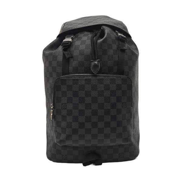 ZACK Damier Graphite Coated Canvas Gray