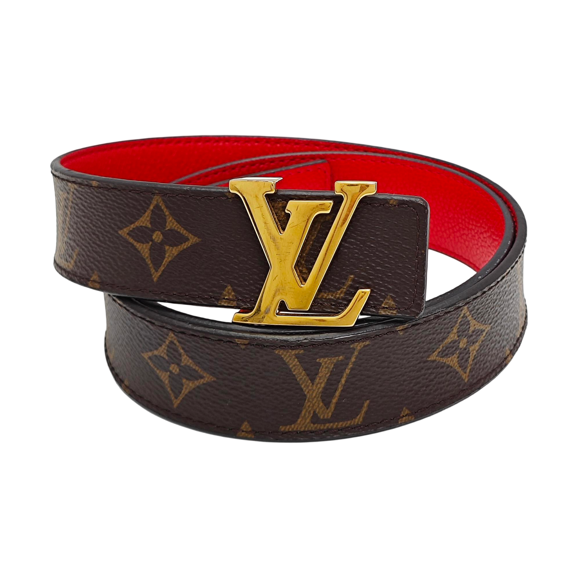 Coated Canvas Belt Brown