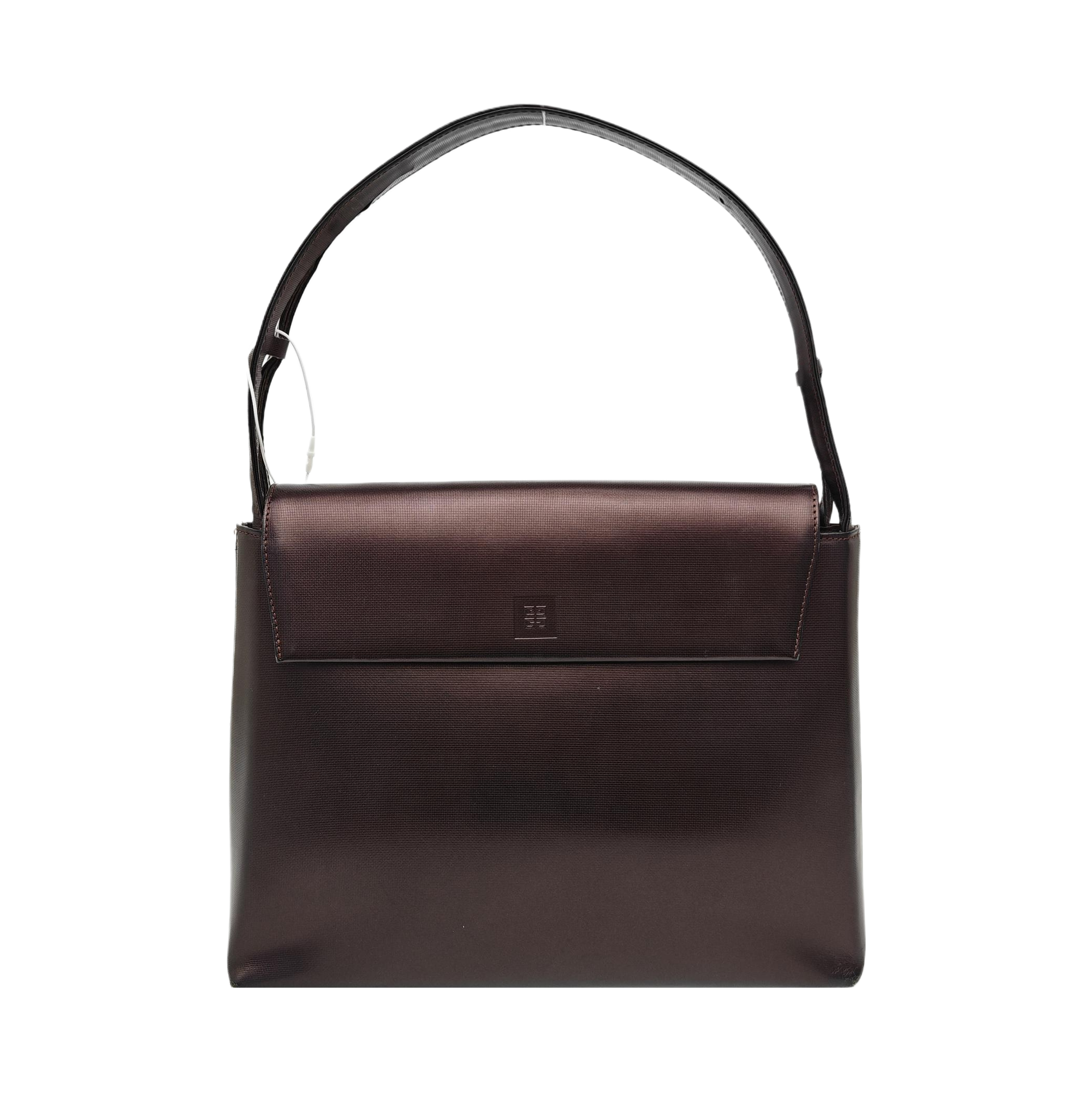 Calfskin Top Handle Bag Brown