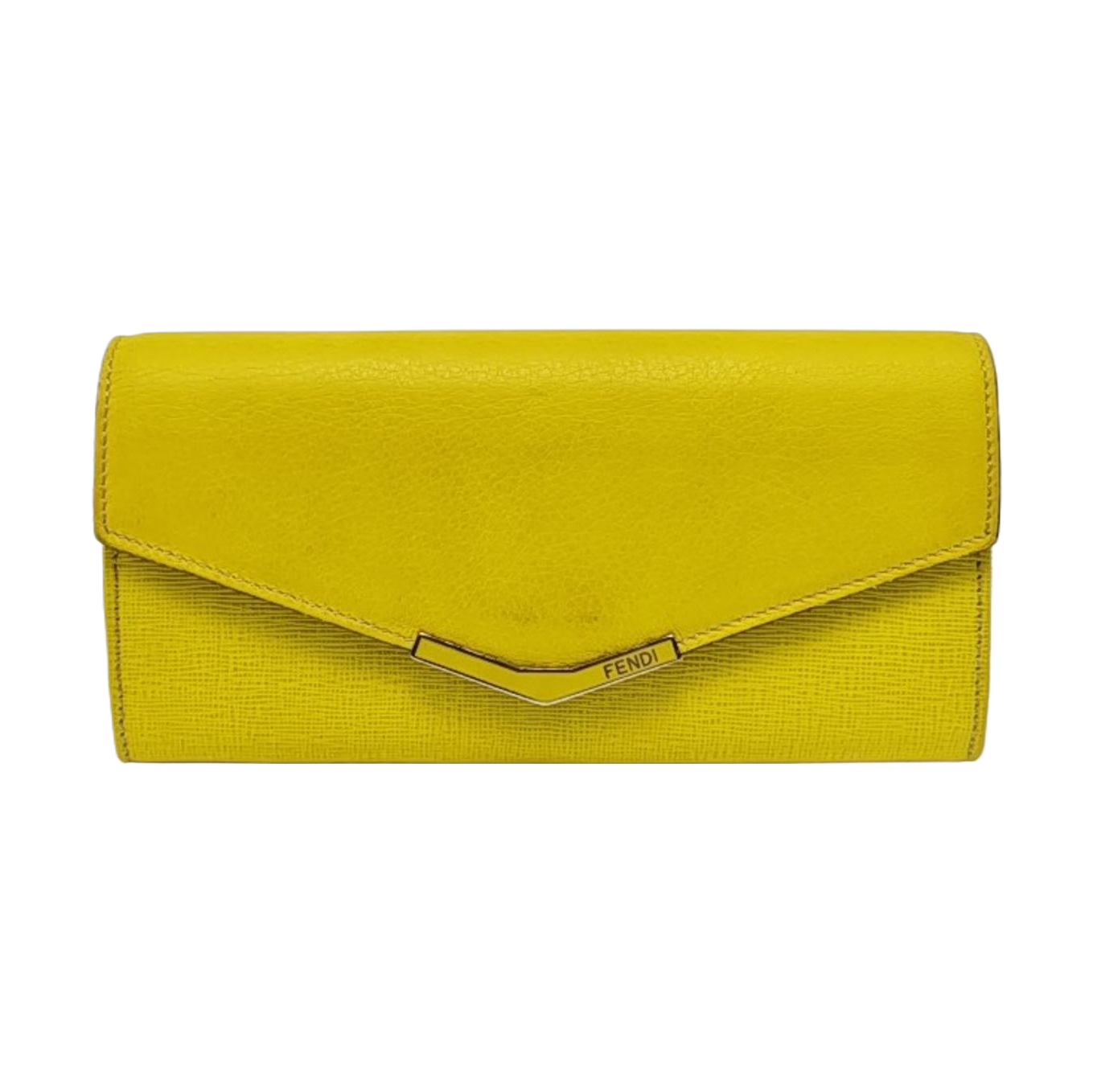 Calfskin Wallet Yellow