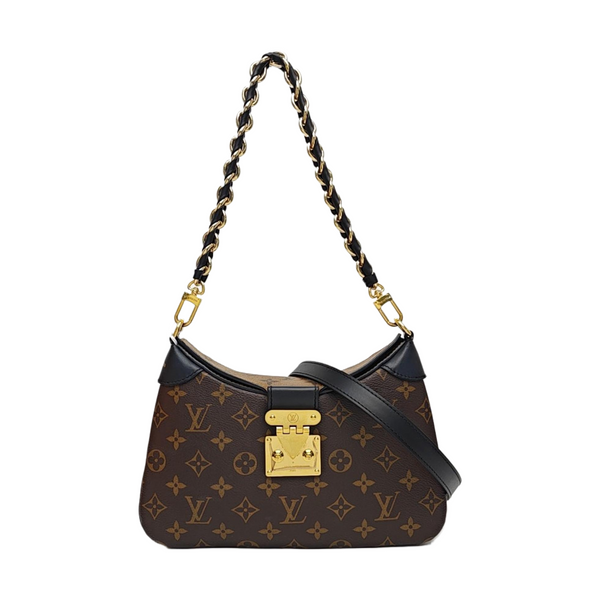 TWINNY Monogram Coated Canvas Brown