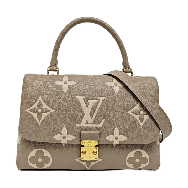 MADELEINE Monogram Calfskin Gray