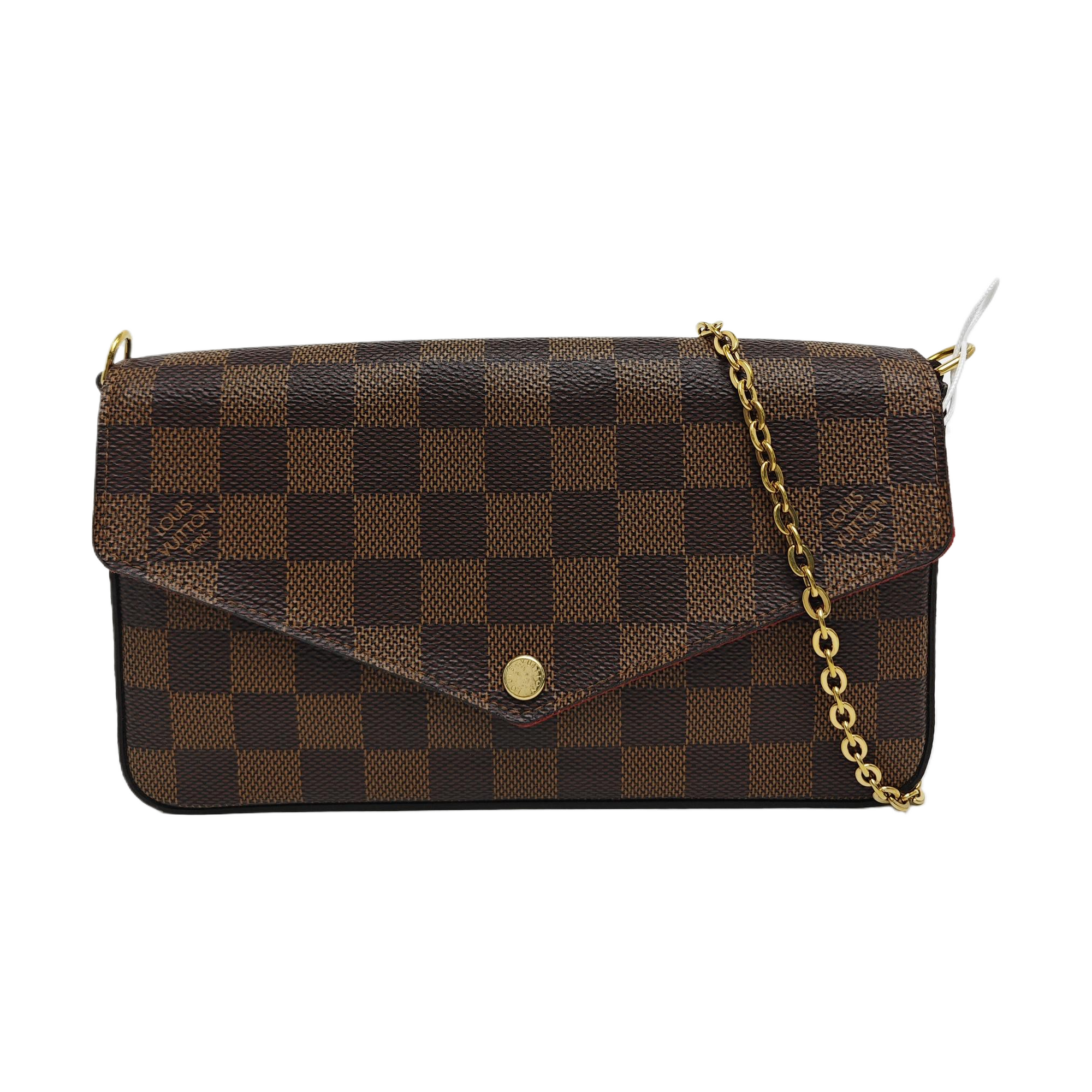 Authenticated pre-owned  FÉLICIE Coated Canvas Brown - Shoulder Bag at Looply