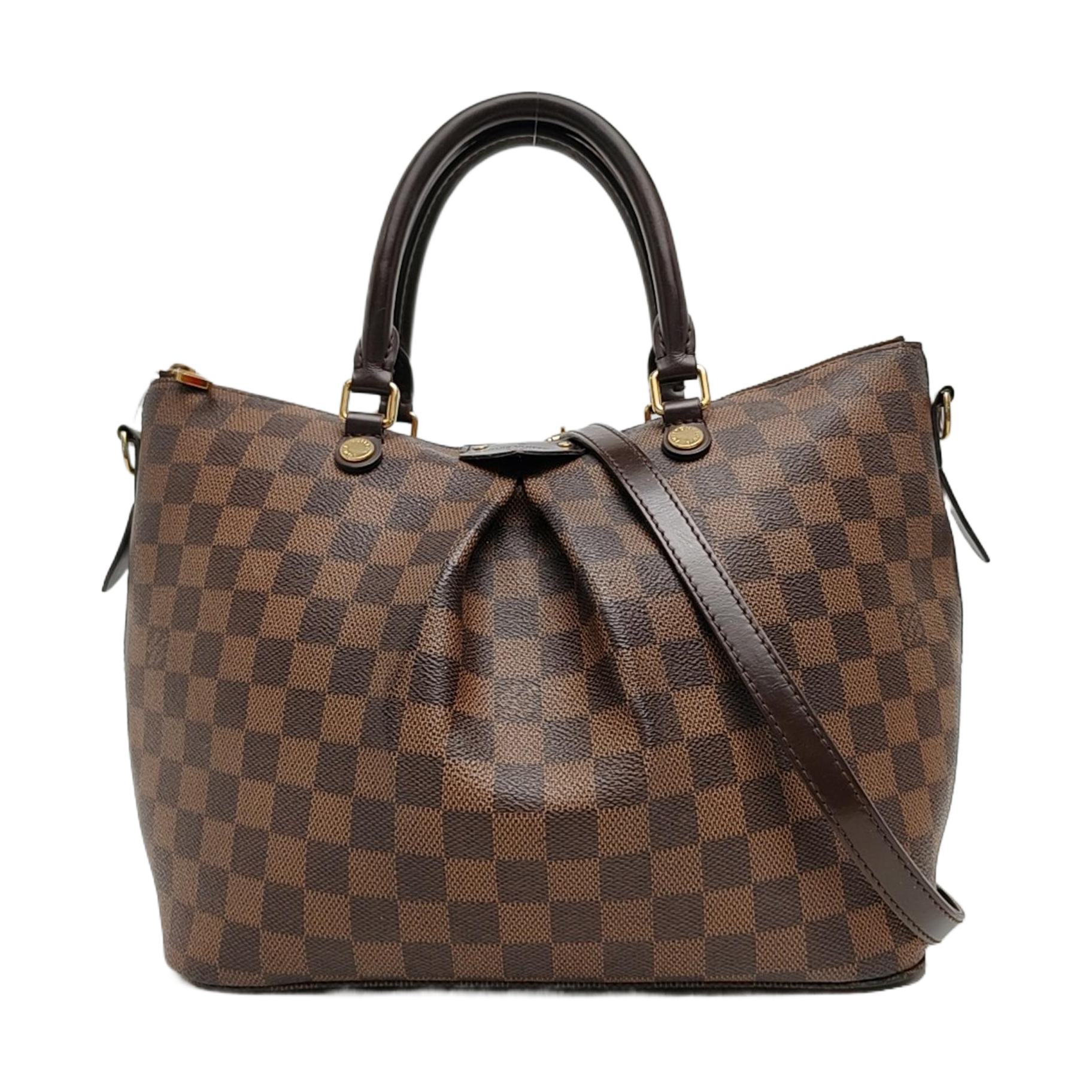 PALERMO PM Damier Ebene Coated Canvas Brown