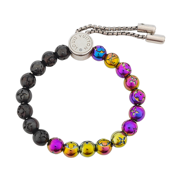 MONOGRAM COLORS PEARLS Metal Multicolor Bracelet