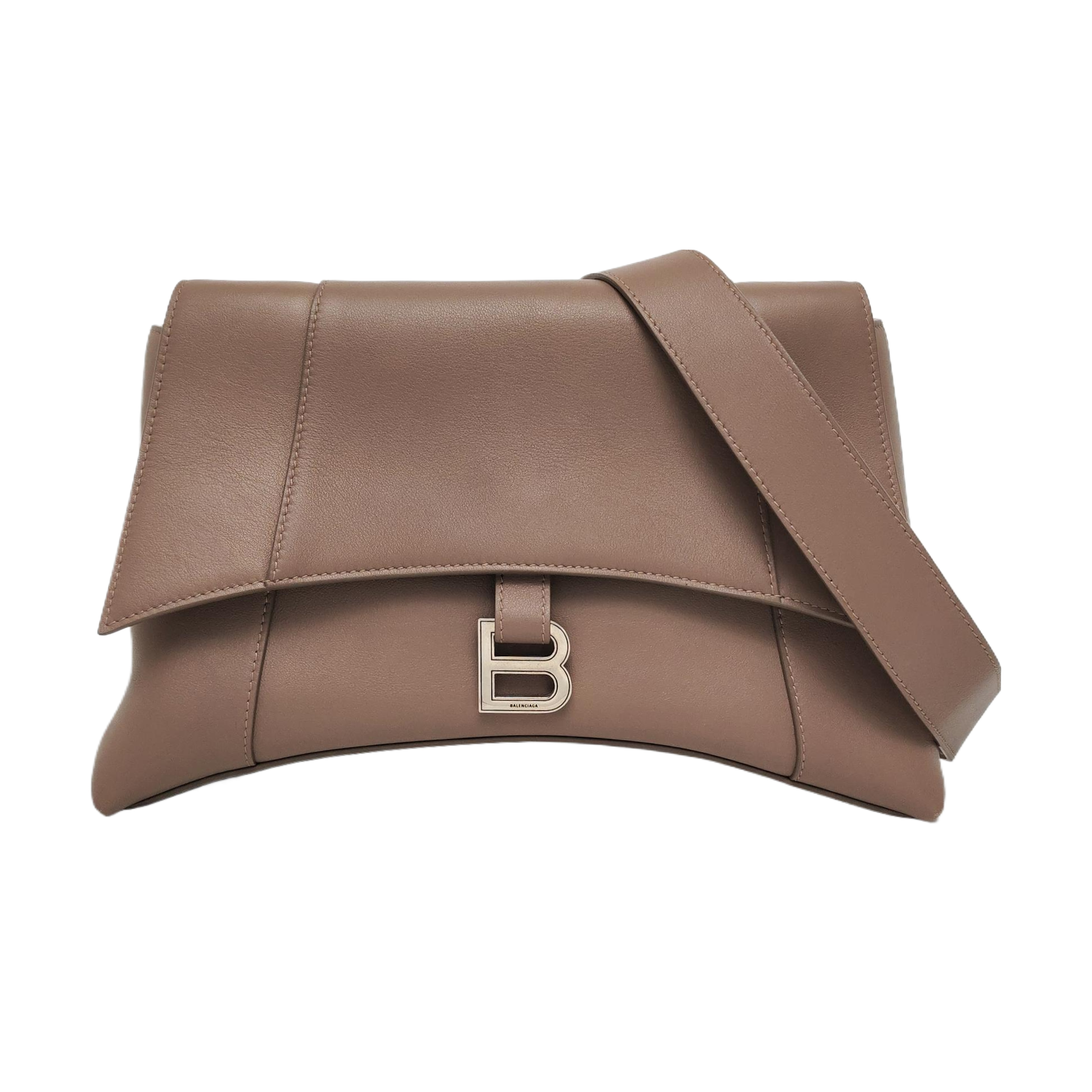 Downtown Medium Quilted Calfskin Gray