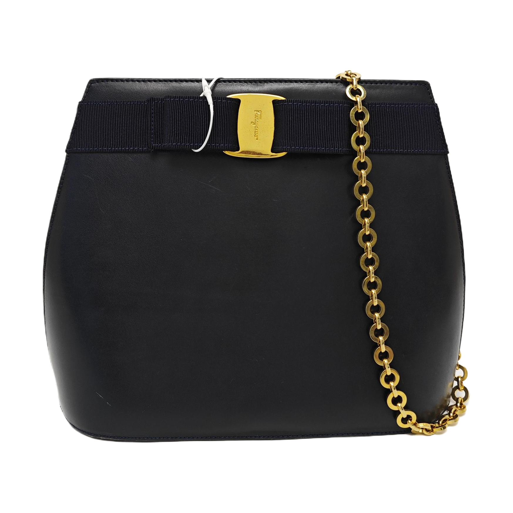 Calfskin Shoulder Bag Blue